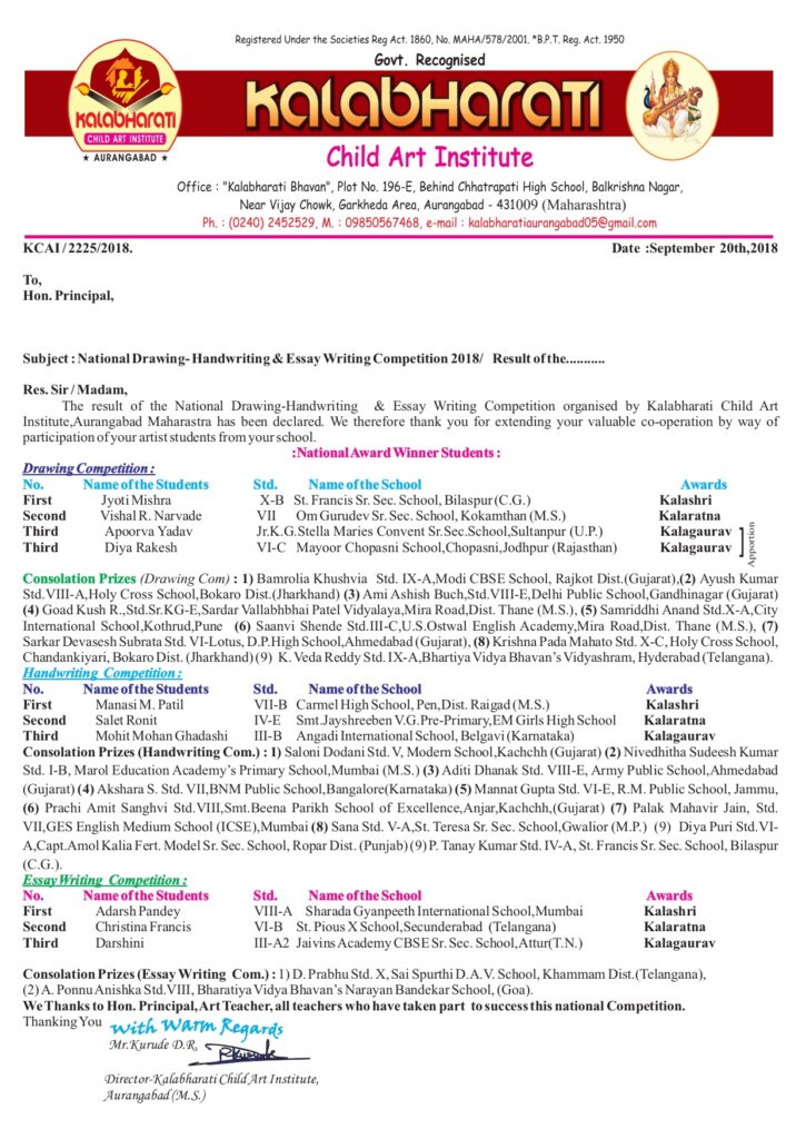 Kalabharati result 2018 page 2